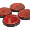 Refleks (rund) Ø61mm (Rød) (4 stk.) Agripak