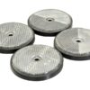 Refleks (rund) Ø61mm (hvid) (4 stk.) Agripak