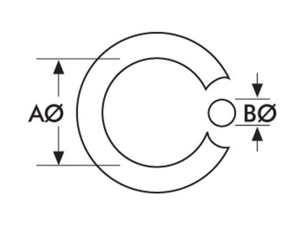 O-Ring 1.5 x 6mm 70 hårdhed