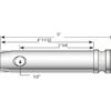 Topstangsbolt 19x76mm Kat. 1 (Ø19mm)