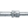 Redskabsbolt dobbelt 22 - 28x203mm, Gevind 7/8x57mm Kat. 1/2 (Ø22/28mm)