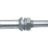 Redskabsbolt dobbelt 22 - 28x191mm, Gevind 1x32mm Kat. 1/2 (Ø22/28mm)
