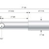 Redskabsbolt påsvejsning 22 - 28x181mm Kat. 1/2 (Ø22/28mm)