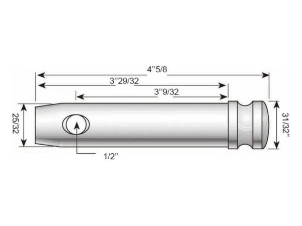Topstangsbolt 20x83mm Kat. 1 (Ø19mm)