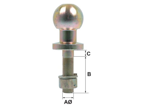 903341_pic10 Kuglebolt 22mm x 70mm (B+C) 1250kg