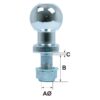 Kuglebolt 19mm x 43mm (B+C) 350kg