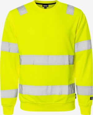 HI VIS SWEATSHIRT KL.3 7446 SHV