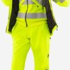HIGH VIS GREEN STRETCH VINTERJAKKE DAME I KL. 3 4683 GLPS