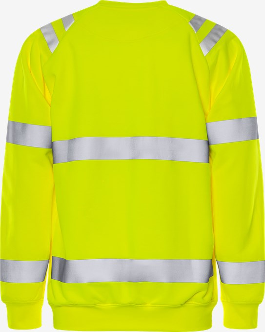 b805446bf7080b8689aed8061f04990c HIGH VIS GREEN SWEATSHIRT KLASSE 3 7862 GPSW