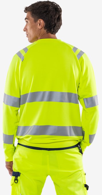 d951c6a476cdde292588b8c3accb127e HIGH VIS GREEN SWEATSHIRT KLASSE 3 7862 GPSW