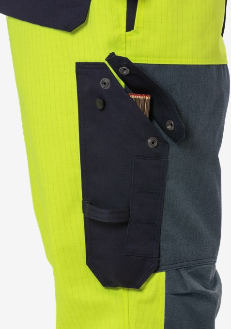 FLAME HI VIS OVERALLS KL.2 1584 FLAM
