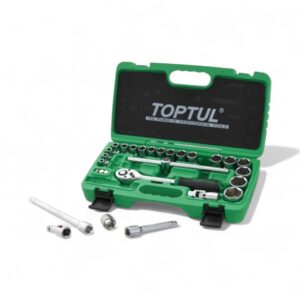 1/2'' Drive. 28 stk. Topnøglesæt