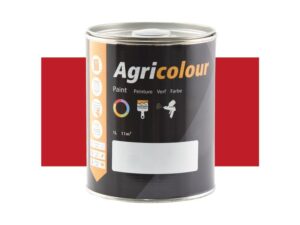 84290_pic1 Rød, Højglans 1 liter Dåse / Egnet til Valmet fra 1993