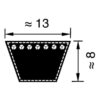 Kilerem A20 13x508 Optibelt